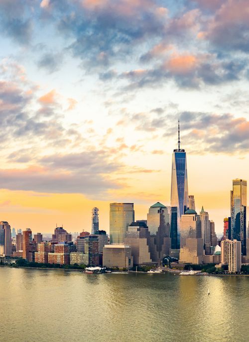 Skyline – Sunset Over Manhattan Paint by Numbers Kit