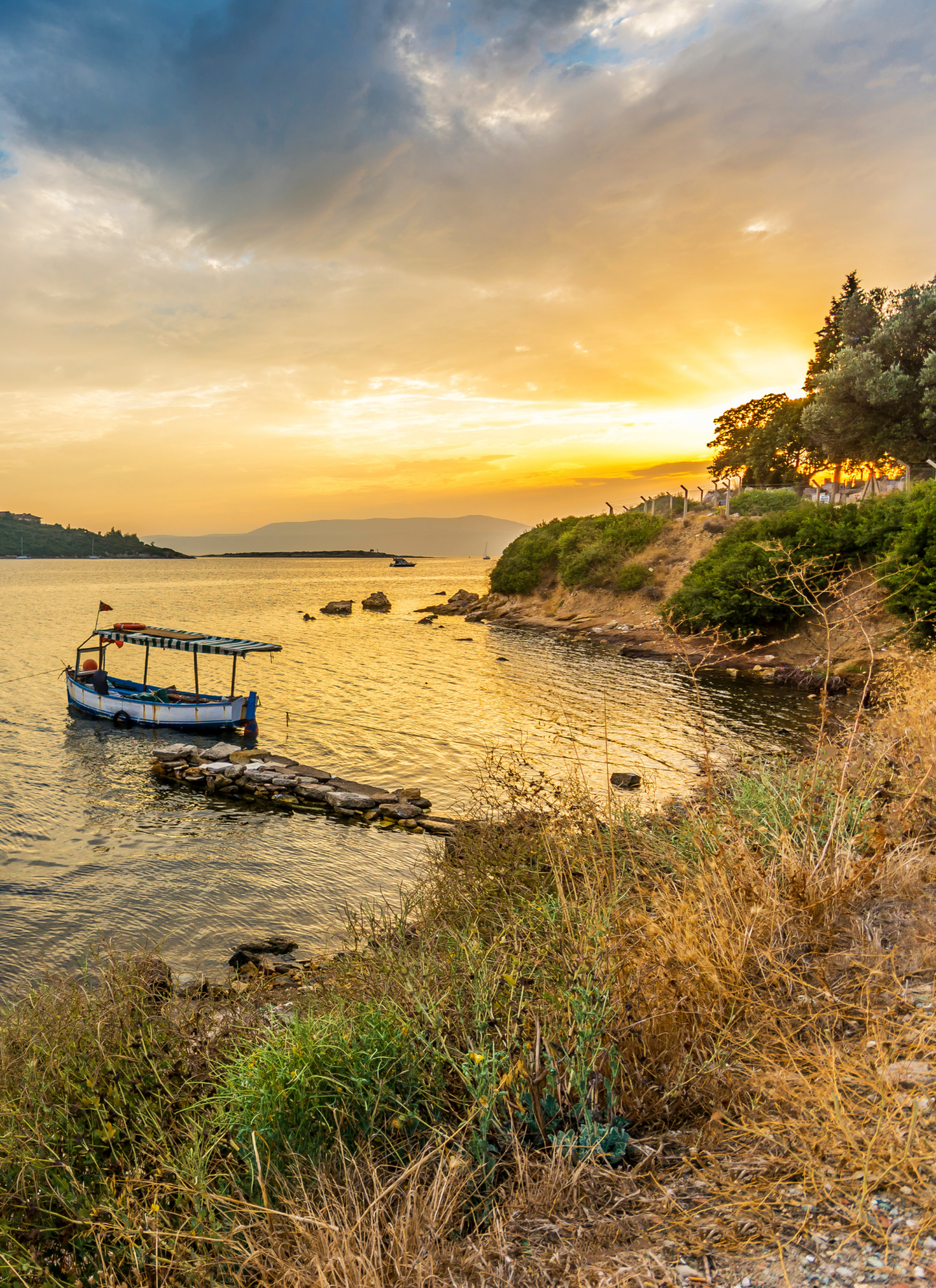 Golden Coast – Sunset Harbor Paint by Numbers