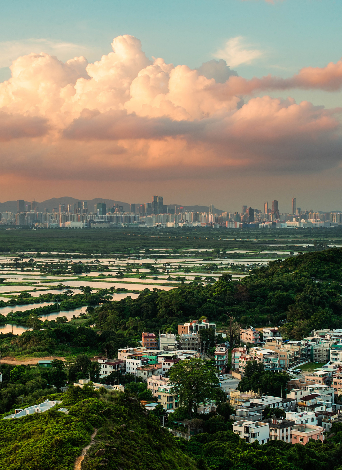 Urban Skyline Serenity – City View Paint by Numbers Kit