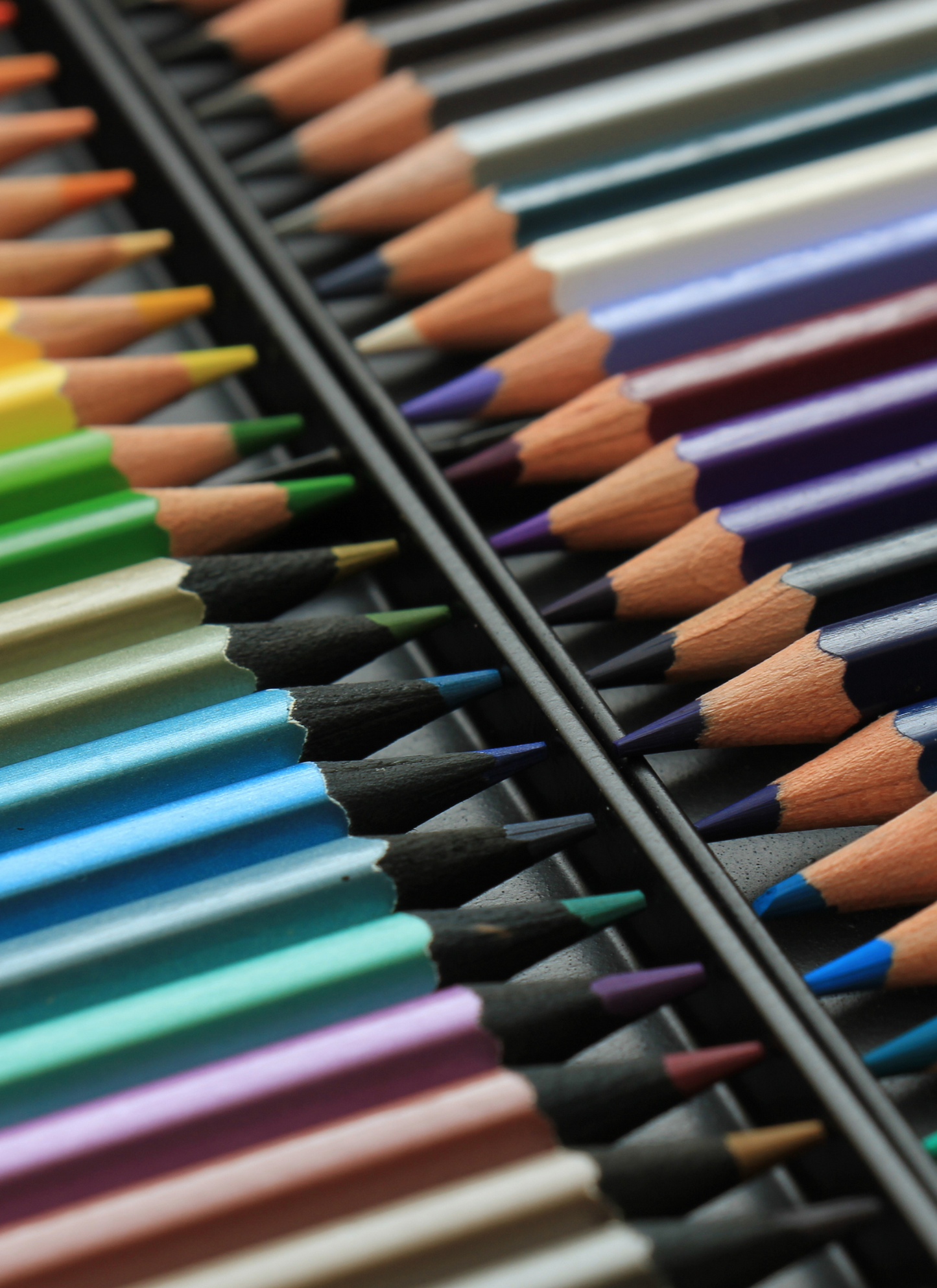 Rainbow Pencil Harmony – Paint by Numbers Kit