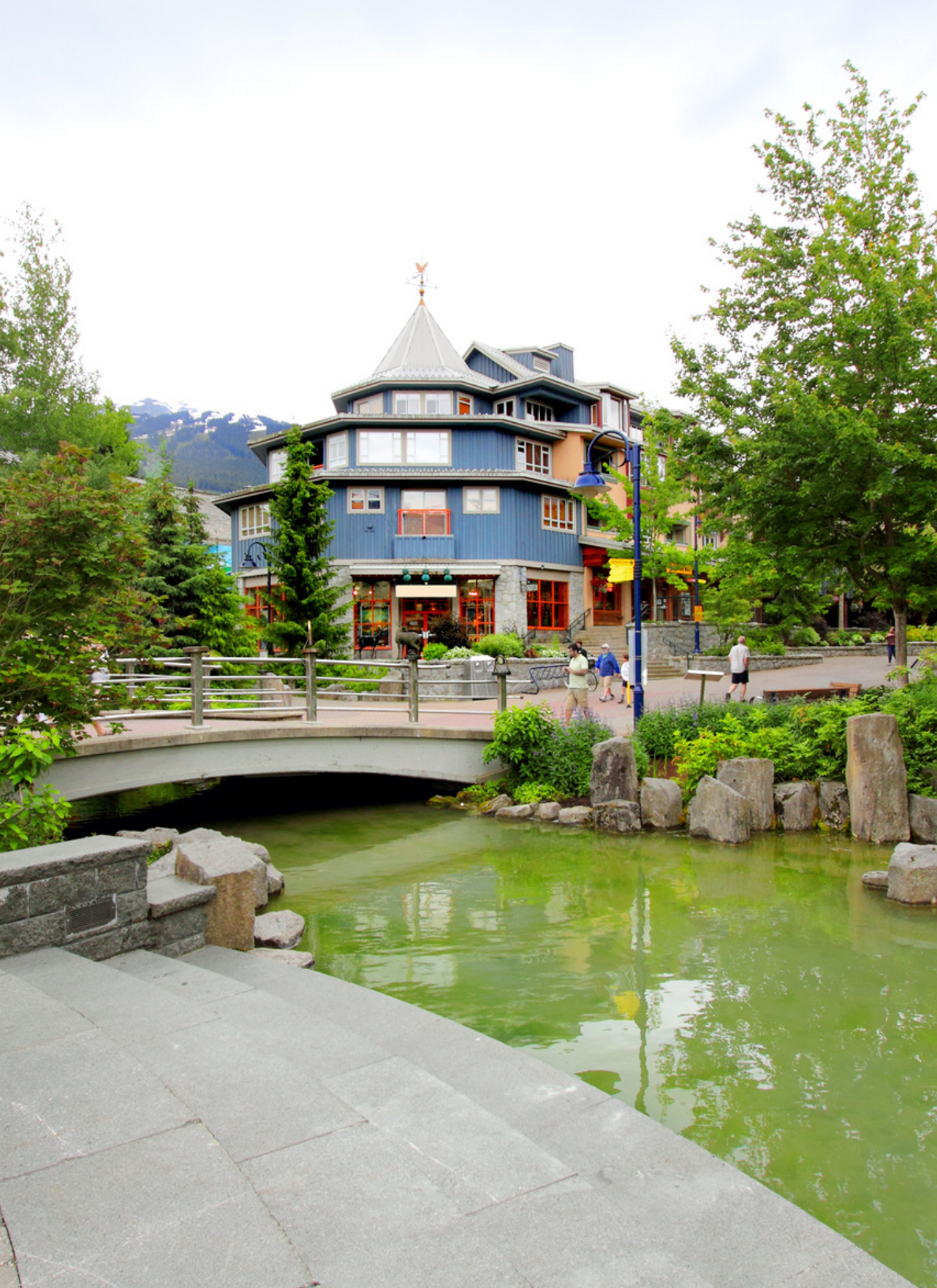Bridge Over Whistler Village - Paint by Numbers