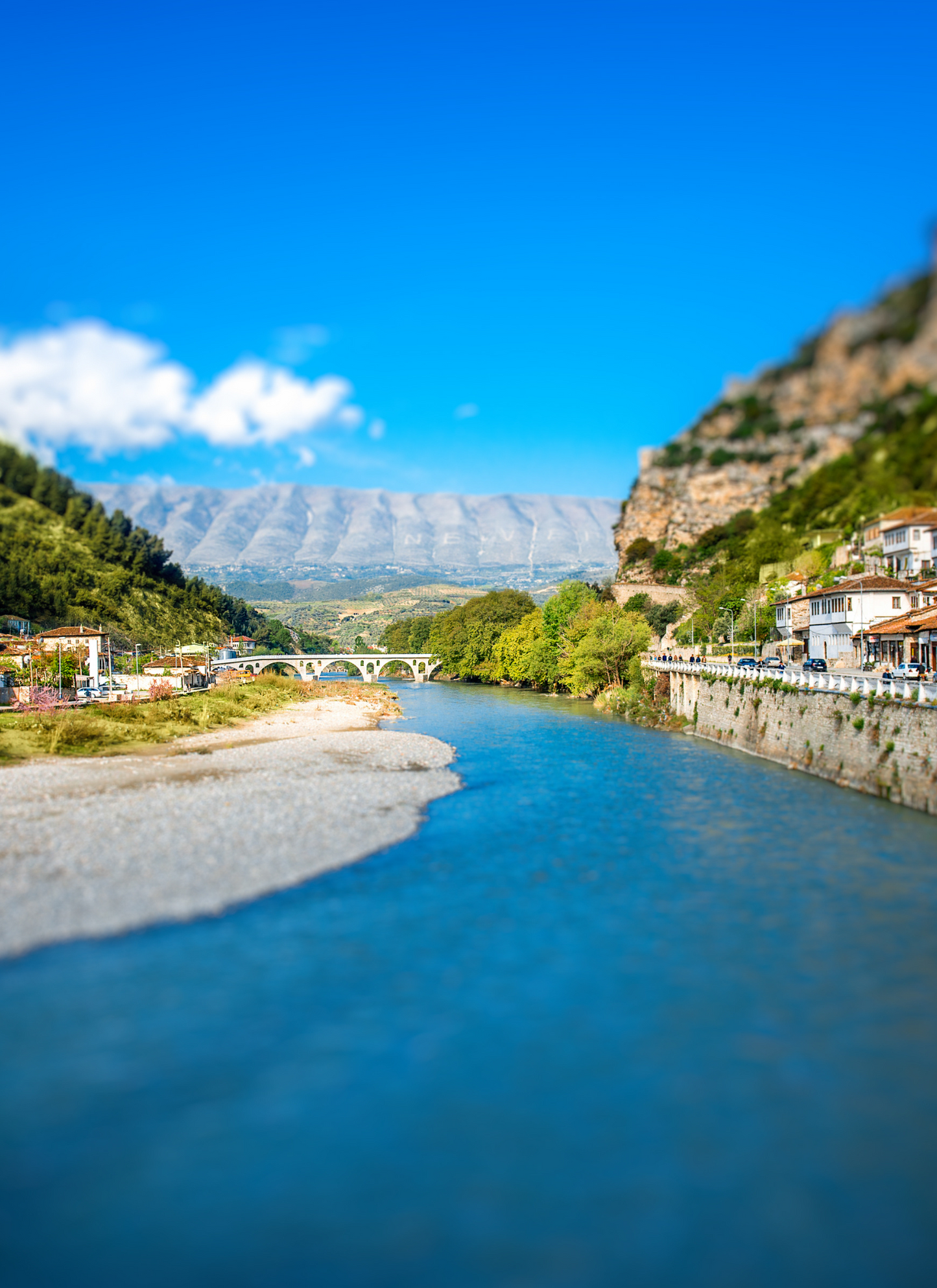 River Reflections of Berat – Paint by Numbers Kit