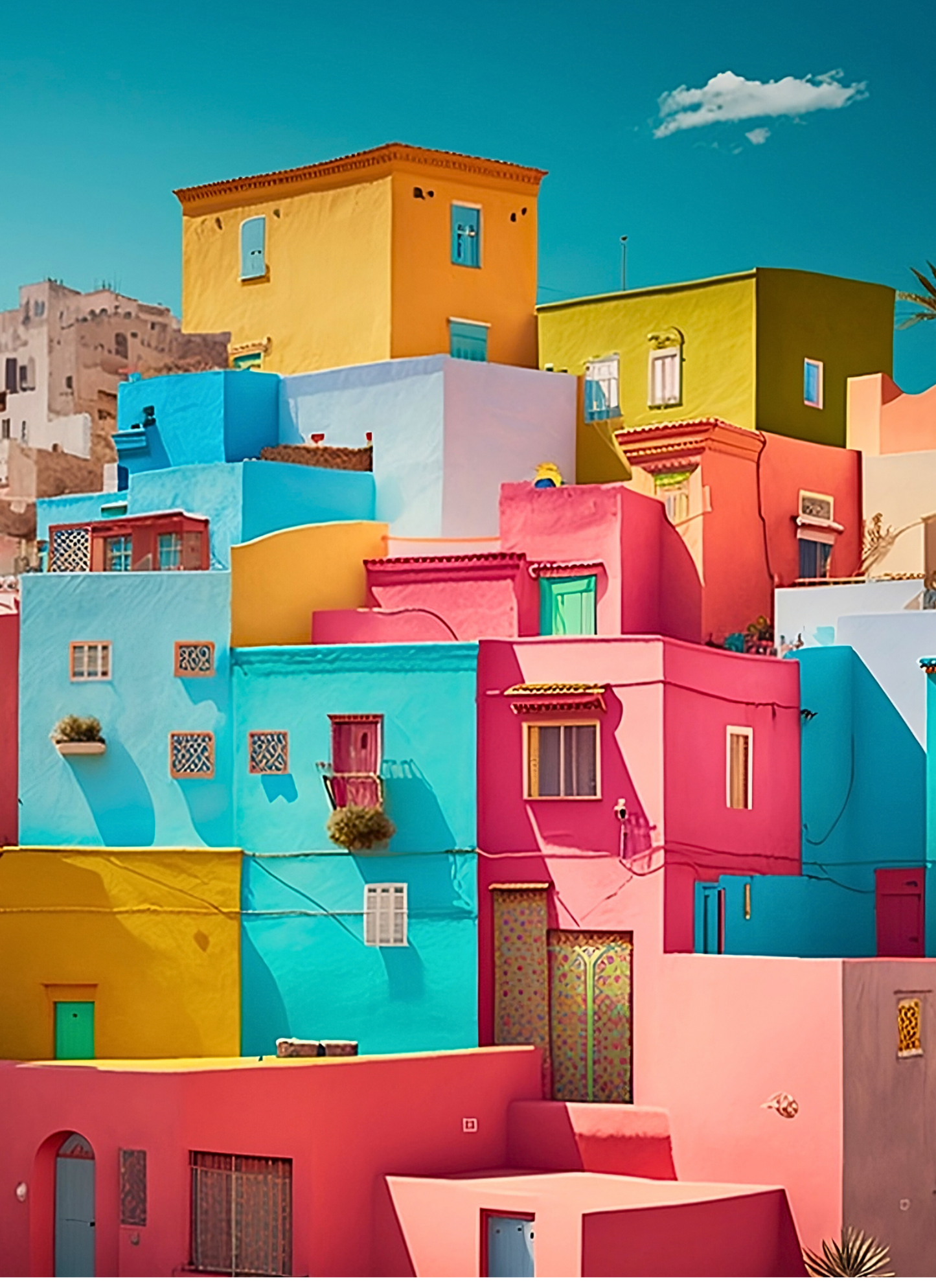 Hillside Kaleidoscope – Paint by Numbers