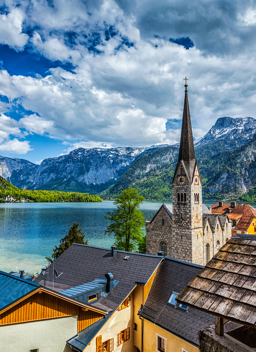 Charming Church by the Lake – Paint by Numbers
