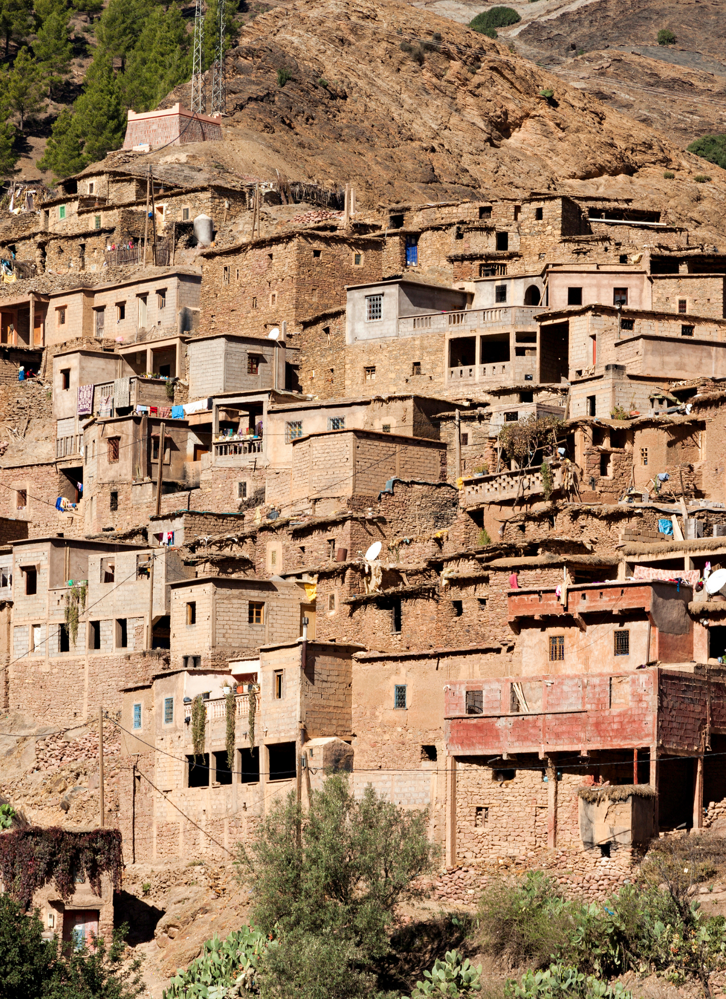 Mountain Village in the Atlas – Paint by Numbers