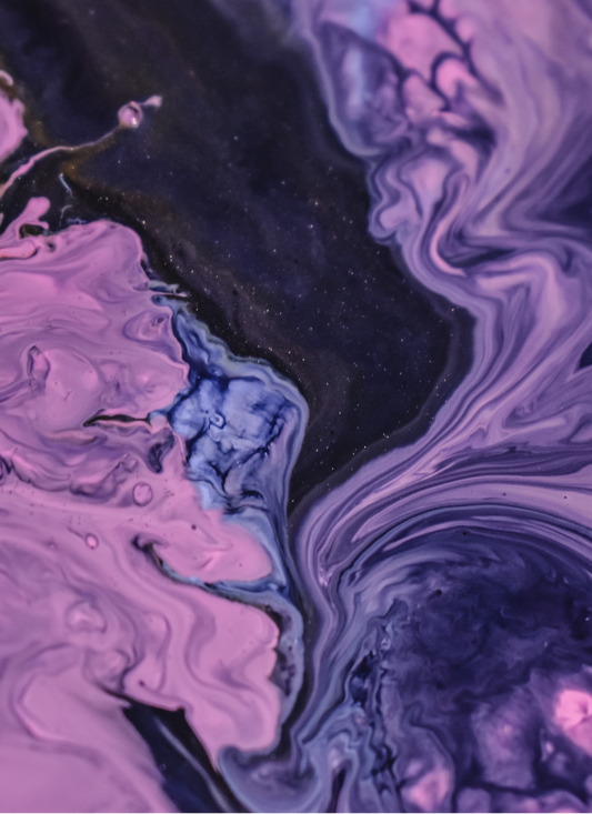 Cosmic Bloom – Abstract Galaxy Swirl Paint by Numbers