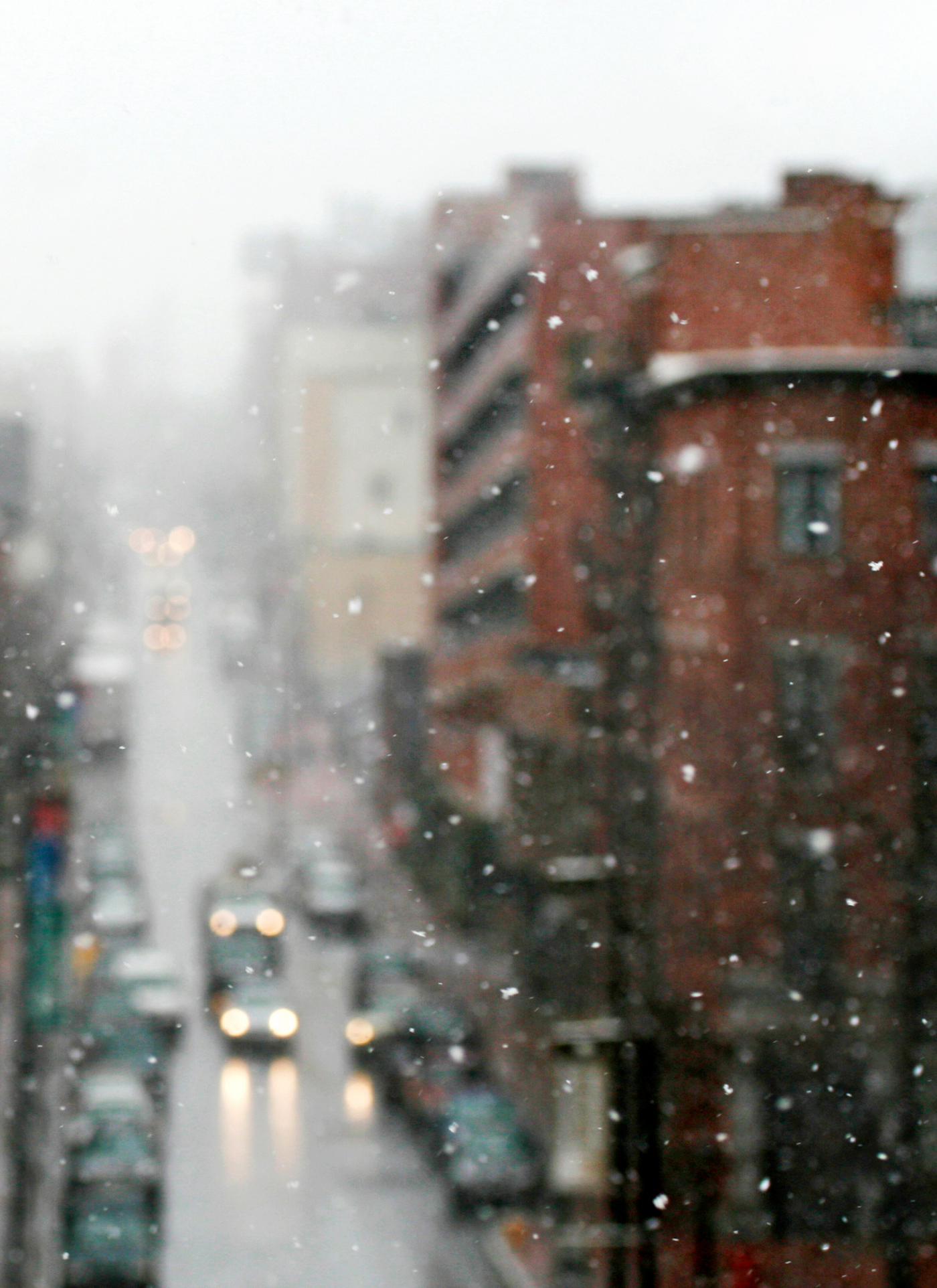 Snowfall in the City – Paint by Numbers Kit
