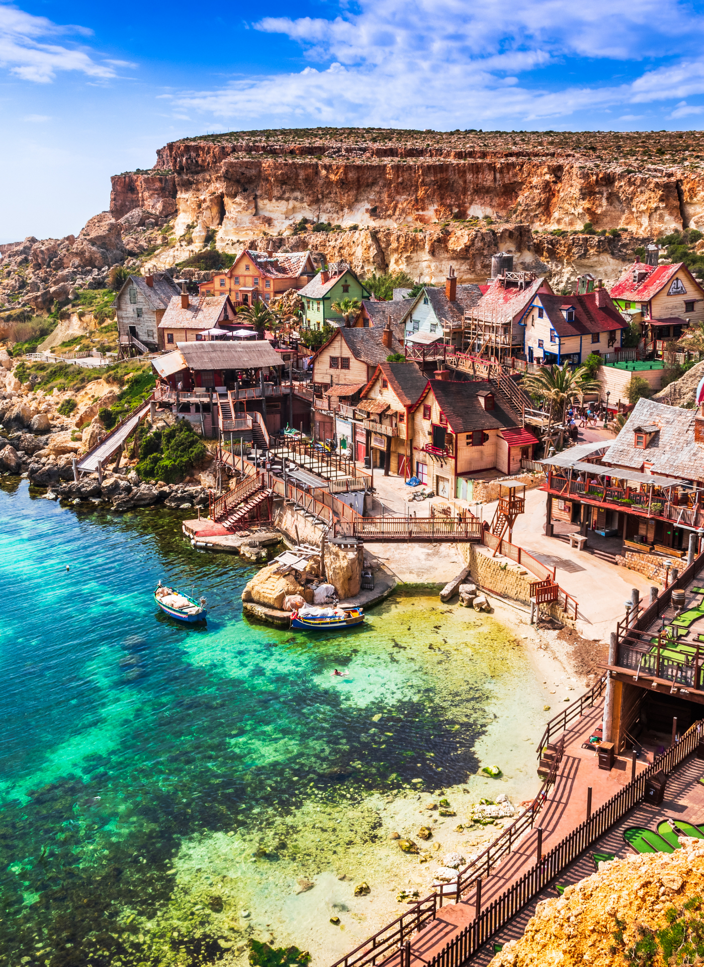Charming Seaside Village - Paint by Numbers