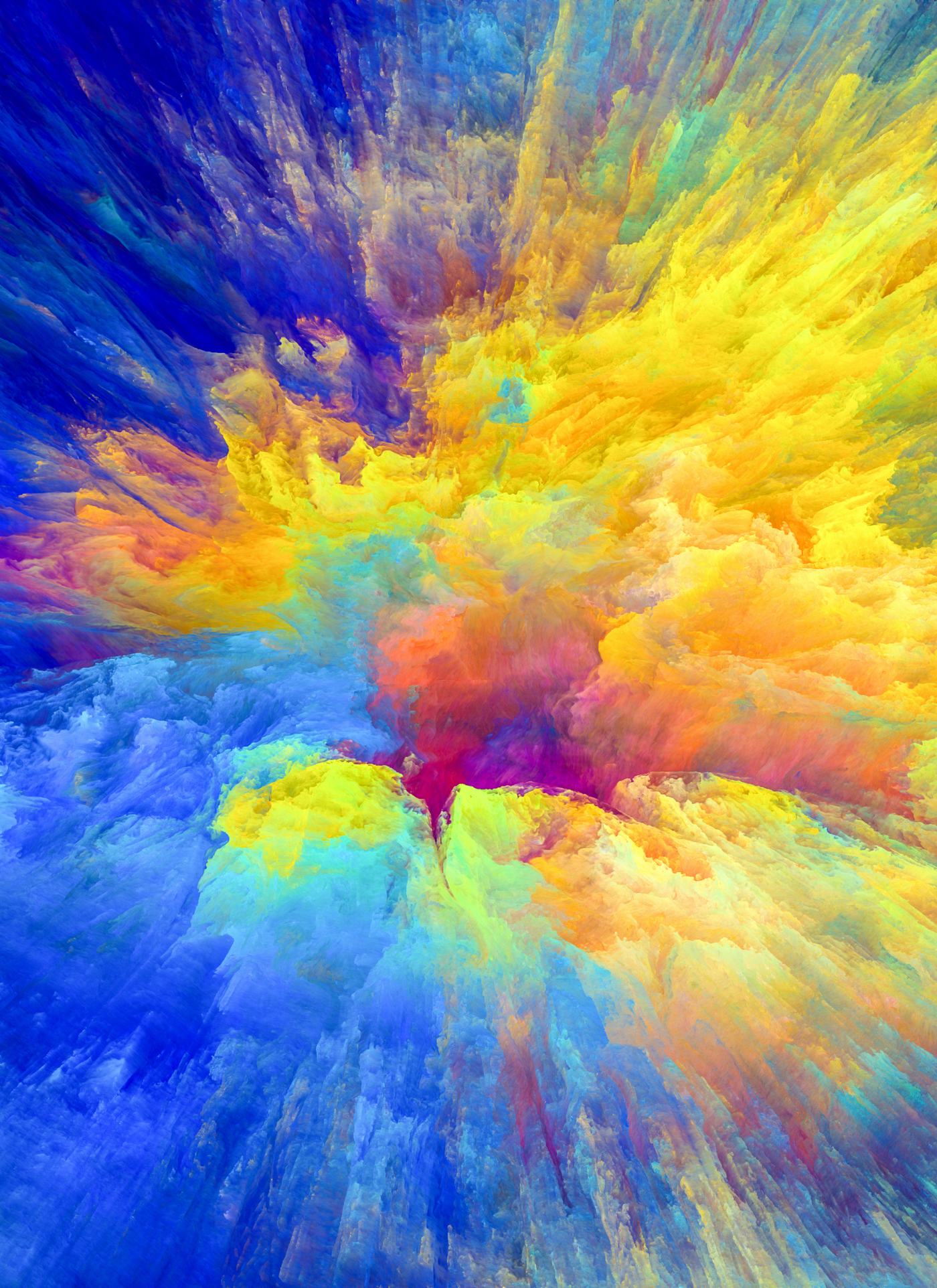 Cosmic Color Explosion - Paint by Numbers