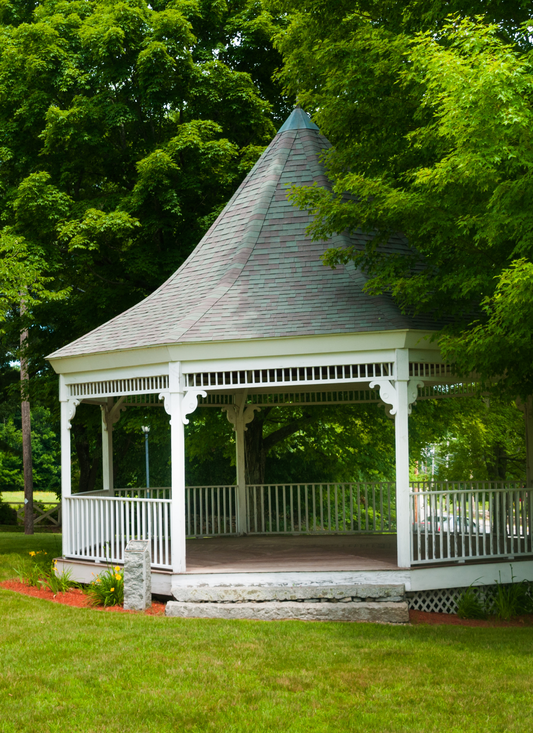 Charming Park Gazebo – Paint by Numbers