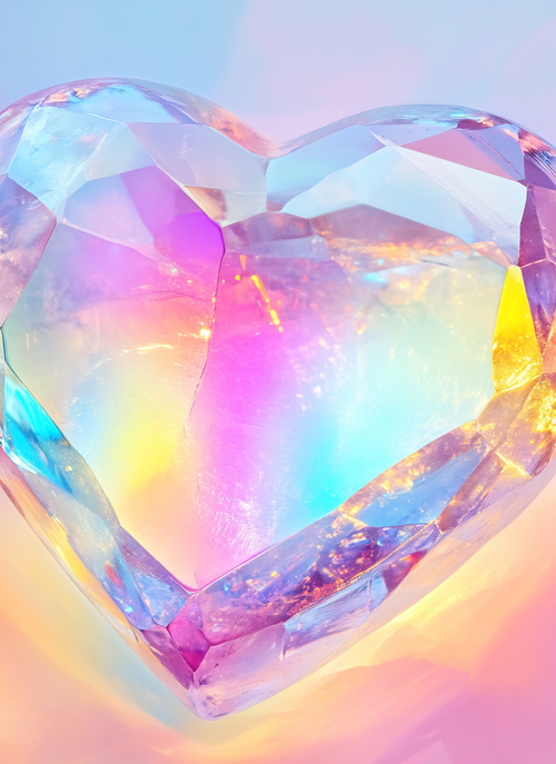 Prism Heart – Paint by Numbers Kit