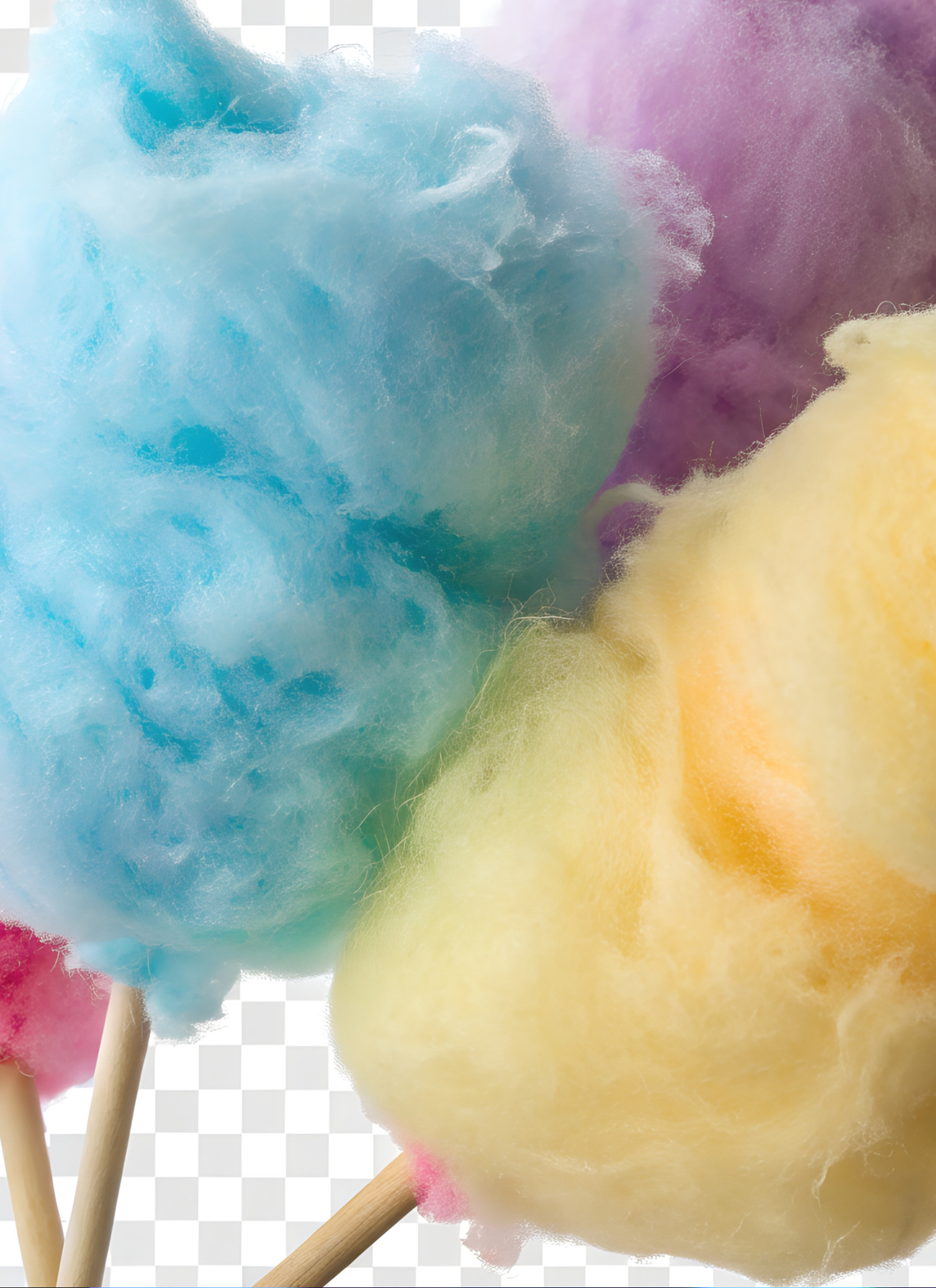 Colorful Cotton Candy – Paint by Numbers