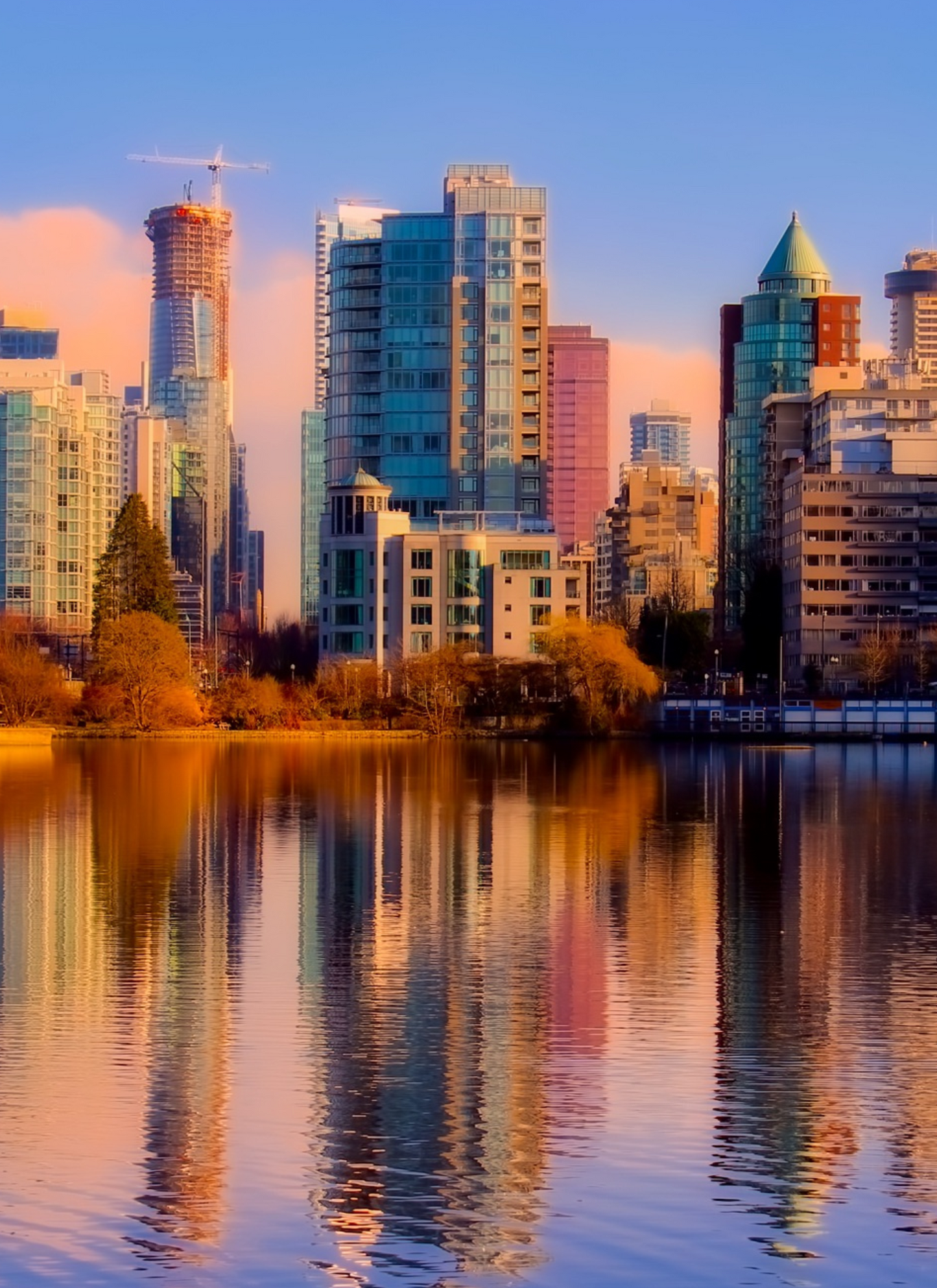 Sunset Reflections in Vancouver – Paint by Numbers Kit