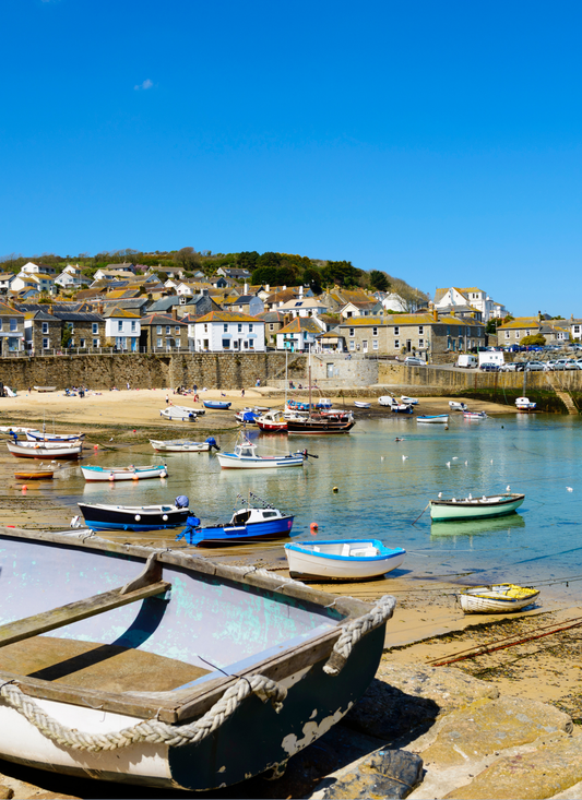 Harbor Life in Cornwall – Paint by Numbers Kit