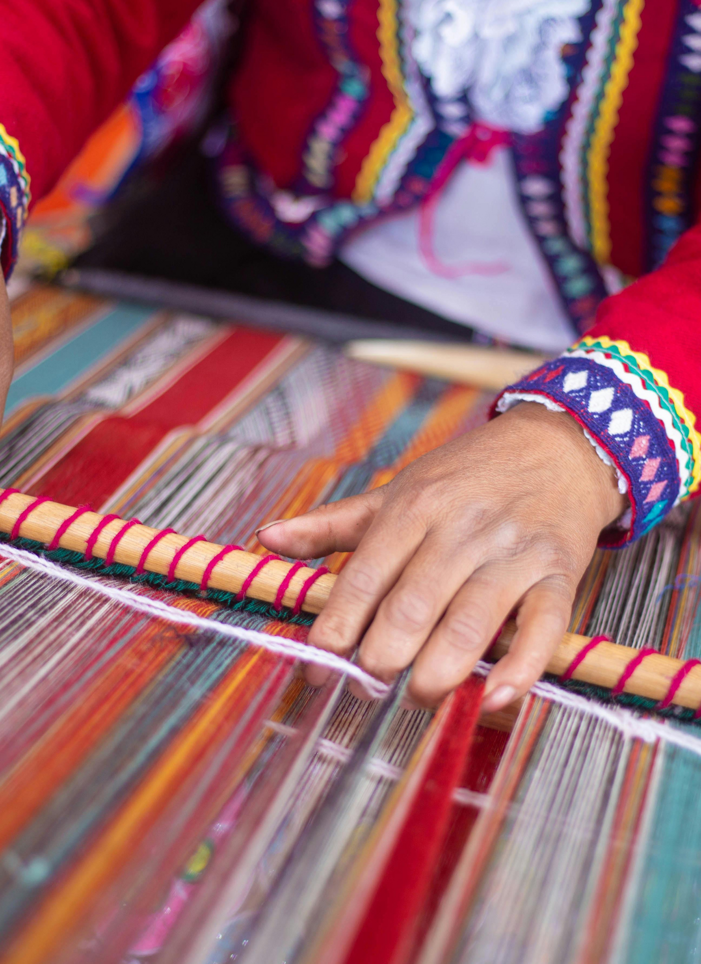 Handwoven Heritage – Colorful Paint by Numbers Kit