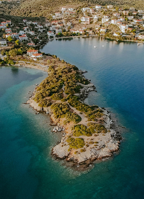 Serene Coastal Village - Paint by Numbers