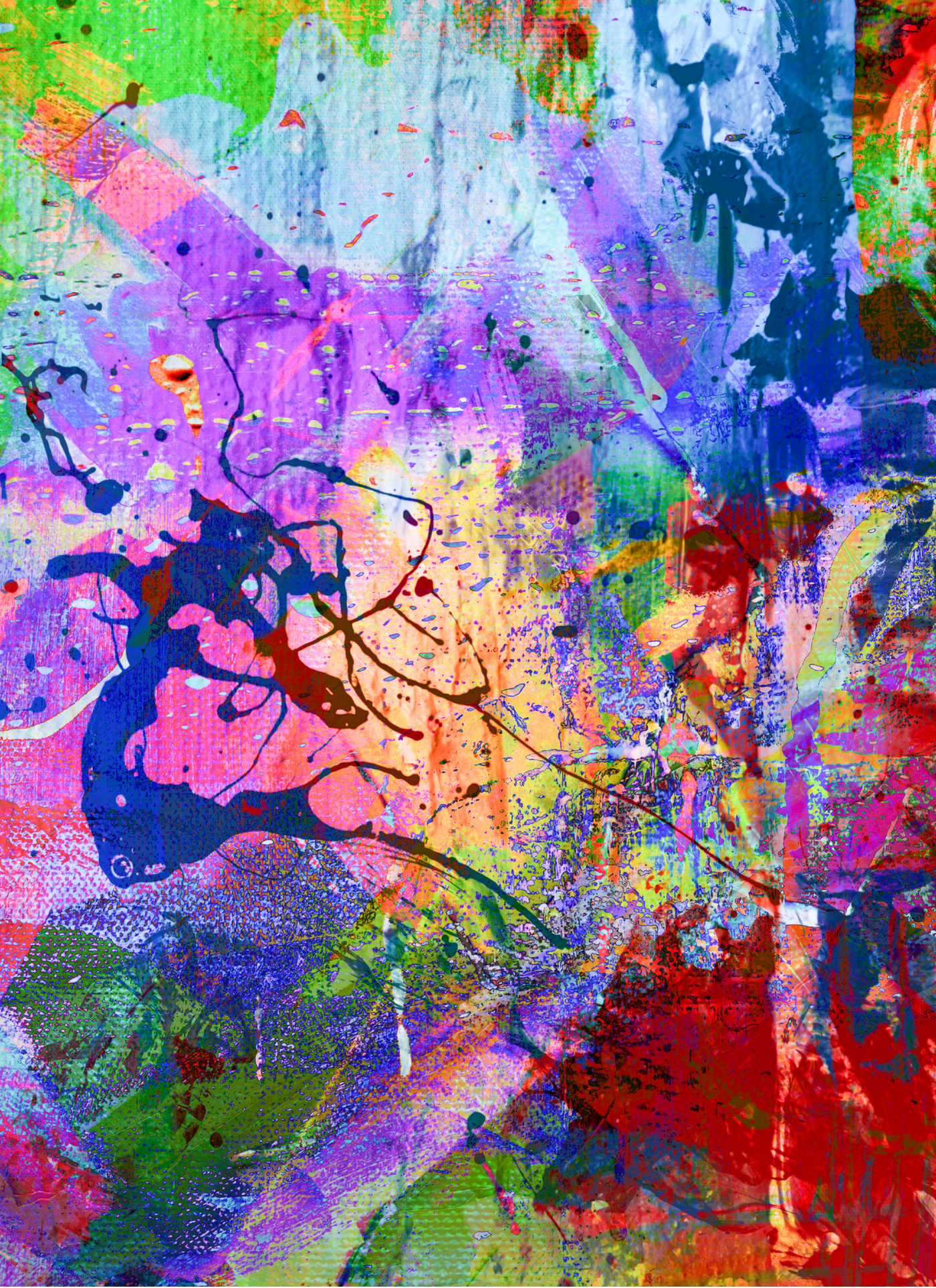 Vibrant Chaos – Paint by Numbers