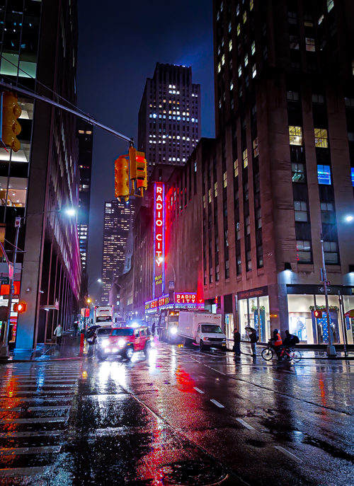 Neon Nights in NYC - Paint by Numbers Kit