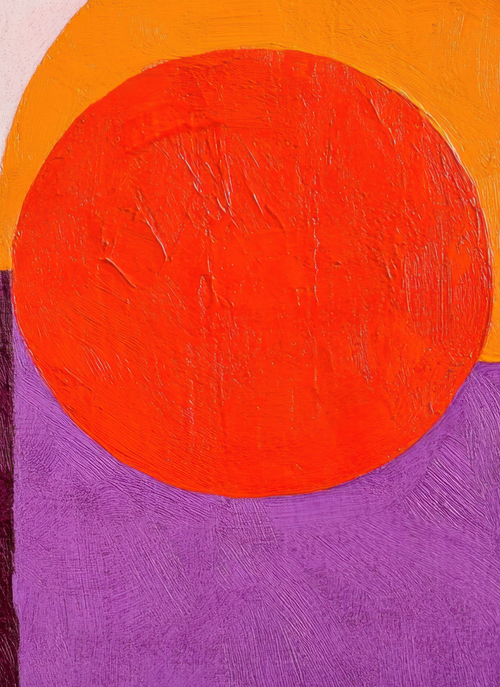 Sunset Over Painted Walls – Paint by Numbers Kit