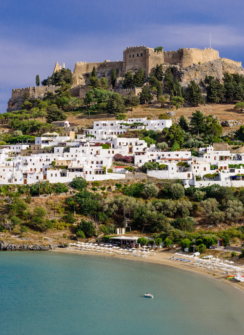 Rhodes Castle View – Paint by Numbers Kit