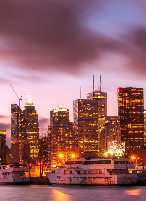 Twilight Skyline of Toronto – Paint by Numbers Kit