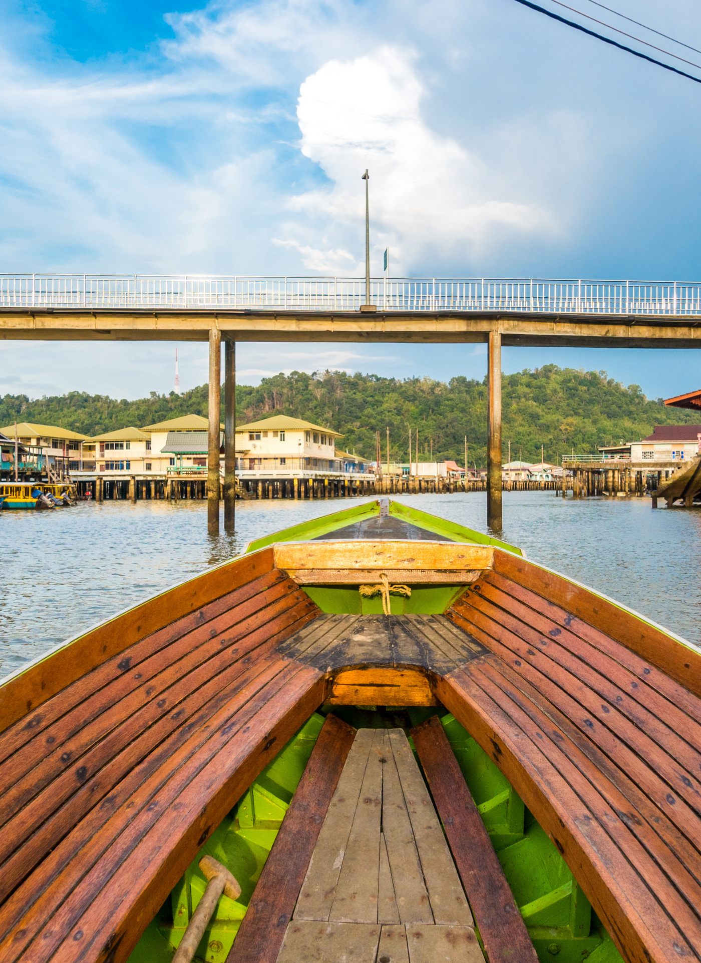 Boat Ride Through Water Village – Paint by Numbers Kit