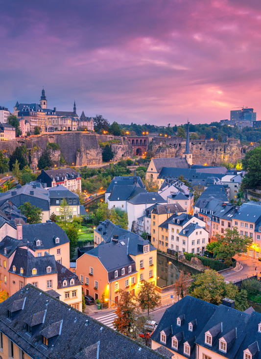 Twilight in Luxembourg – Paint by Numbers Kit