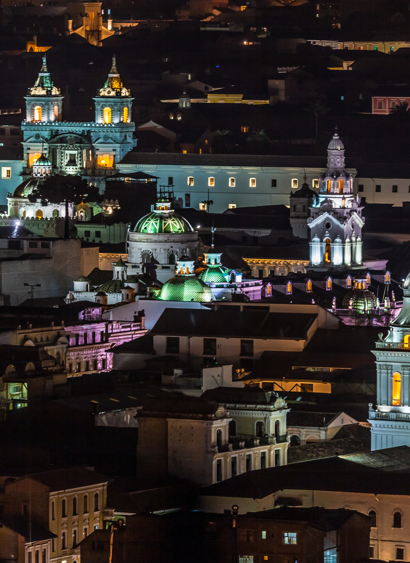 Quito by Night – Paint by Numbers Kit