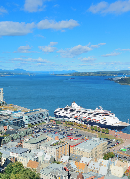 Quebec City Port View – Paint by Numbers Kit