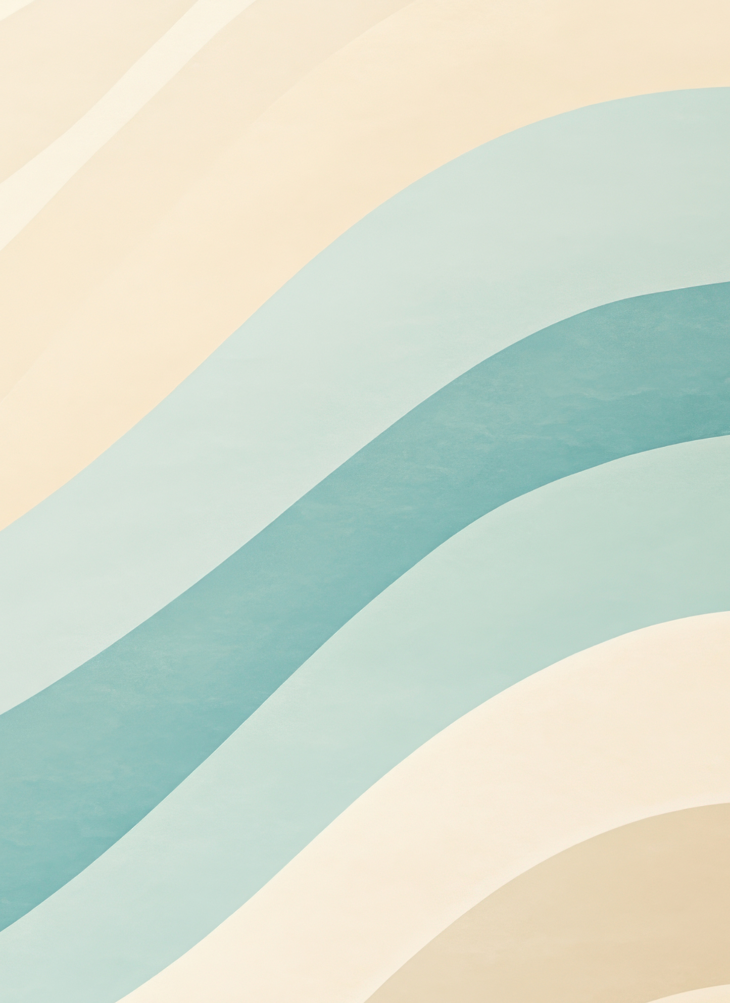 Pastel Waves Serenity – Premium Paint by Numbers Kit