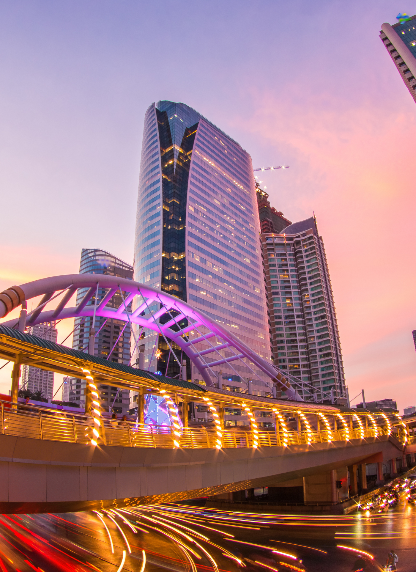 Bangkok Twilight Skyline – Paint by Numbers Kit