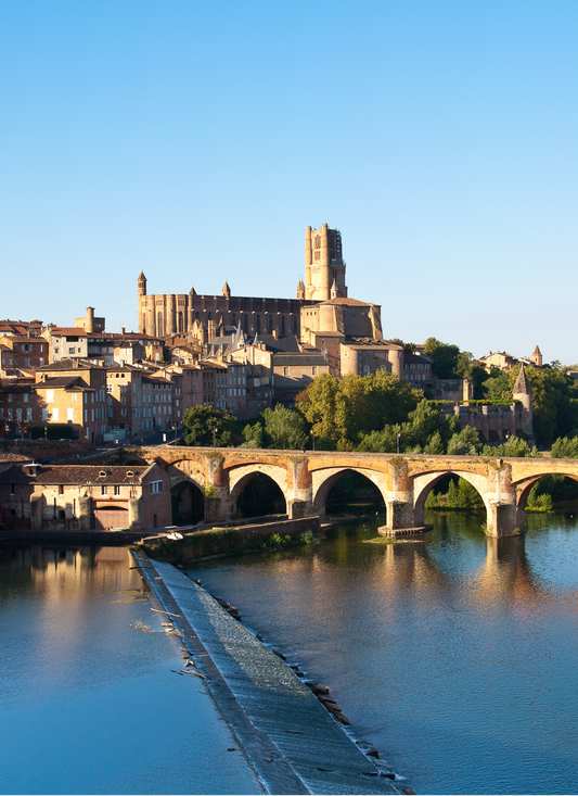 Albi Cathedral & Bridge, France – Paint by Numbers Kit