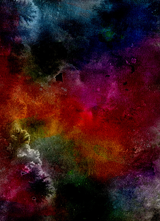 Cosmic Colorburst Abstract – Paint by Numbers Kit