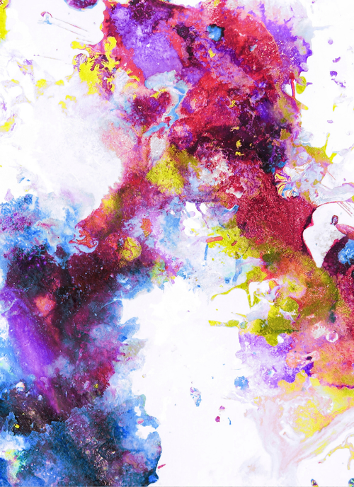 Colorful Cosmic Splash – Paint by Numbers