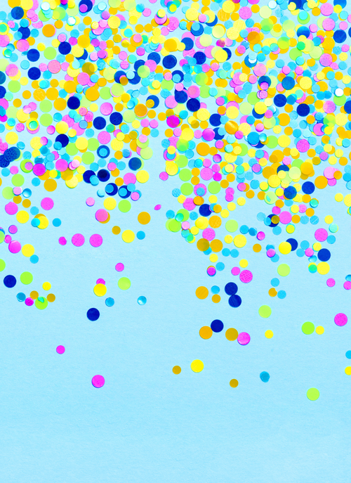Colorful Confetti Burst – Paint by Numbers