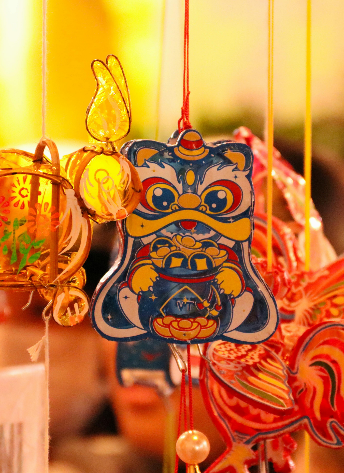 Festive Lanterns Glow – Paint by Numbers Kit