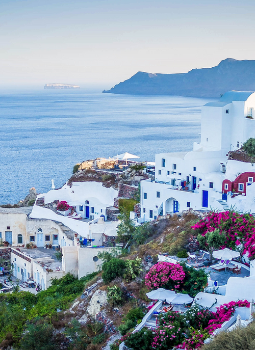 Seaside Bliss in Santorini – Paint by Numbers Kit