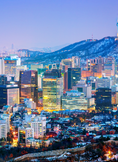 Seoul City Lights – Paint by Numbers