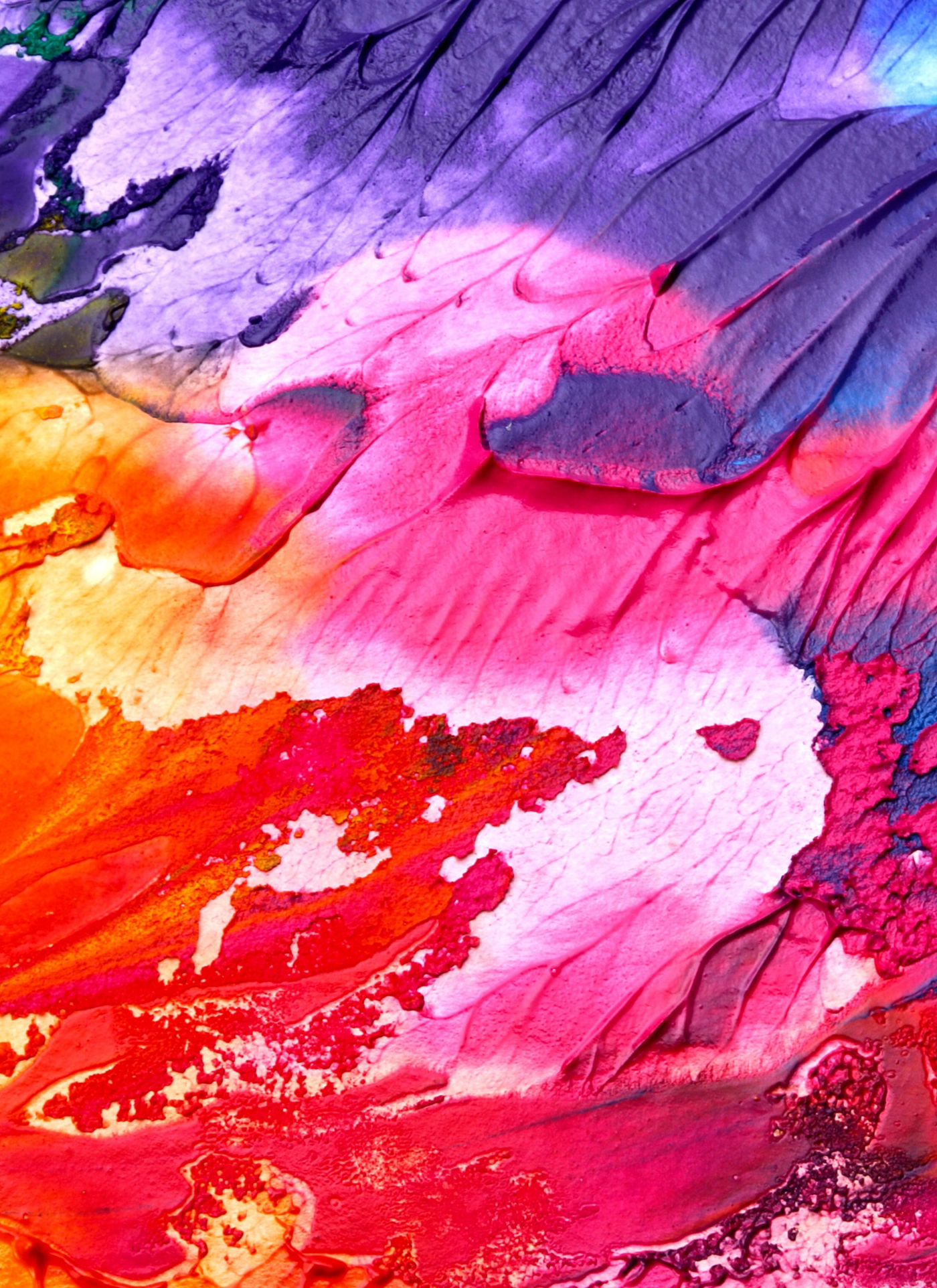 Abstract Rainbow Explosion - Colorful Paint by Numbers