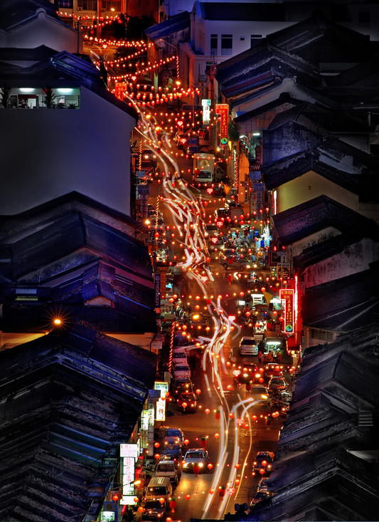 Chinatown Glow – Paint by Numbers Kit
