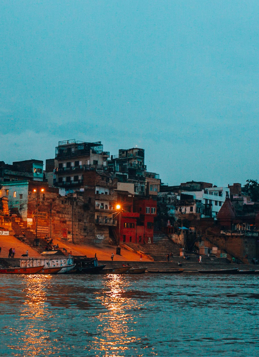Evening Reflections in Varanasi – Paint by Numbers