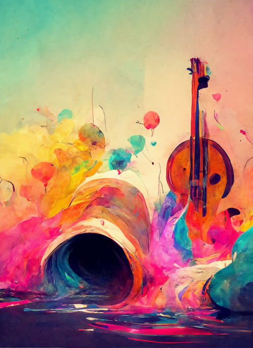 Colorful Crescendo – Paint by Numbers Kit