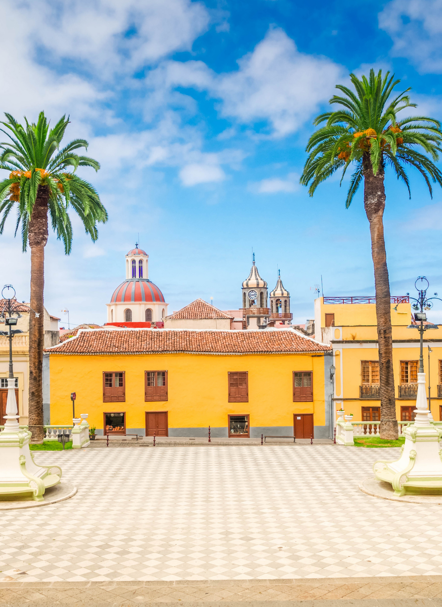 Sunny Streets of the Tropical Village - Paint by Numbers