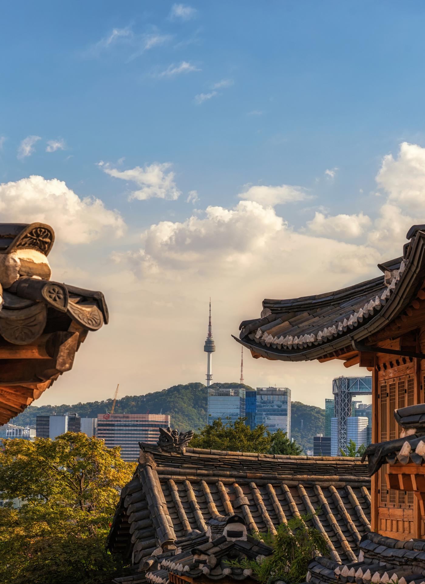 Seoul Skyline Harmony – Paint by Numbers
