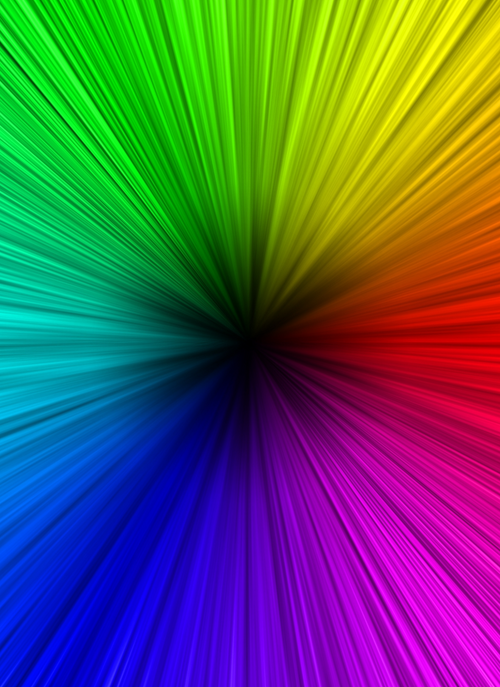 Spectrum Burst - Paint by Numbers