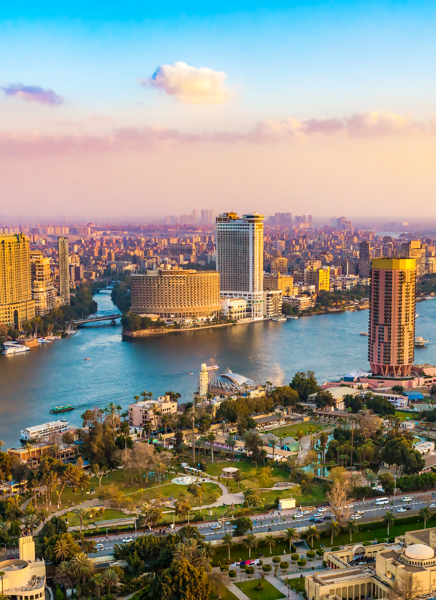 Golden Nile in Cairo – Paint by Numbers