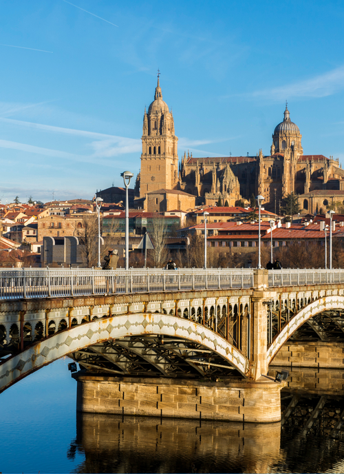 Salamanca – Golden Cityscape Paint by Numbers
