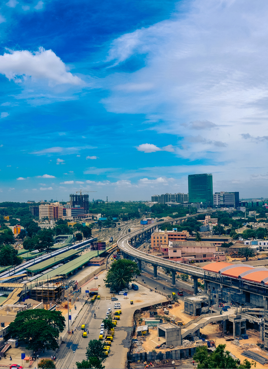 Bangalore Cityscape, India – Paint by Numbers Kit