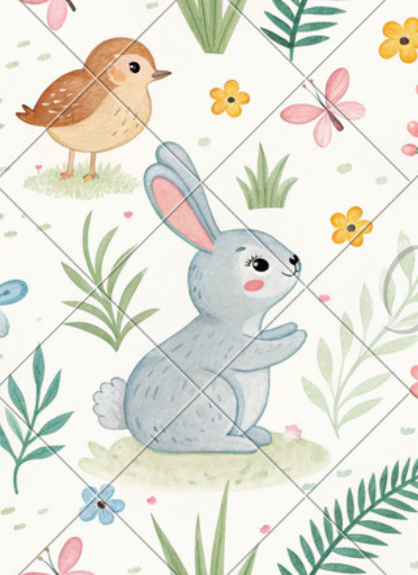 Bunny Meadow Friends – Paint by Numbers Kit