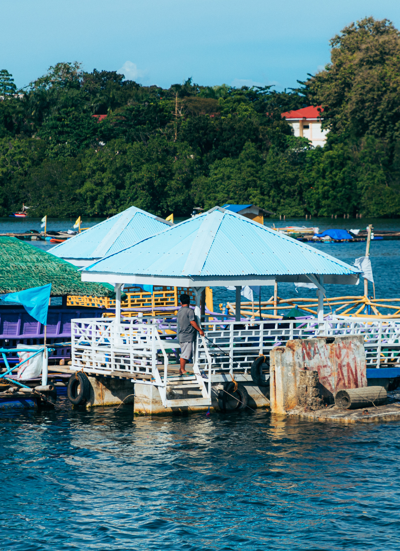 Tropical Dockside Afternoon – Paint by Numbers Kit